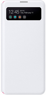 S View Wallet Cover для Samsung A41 (белый)